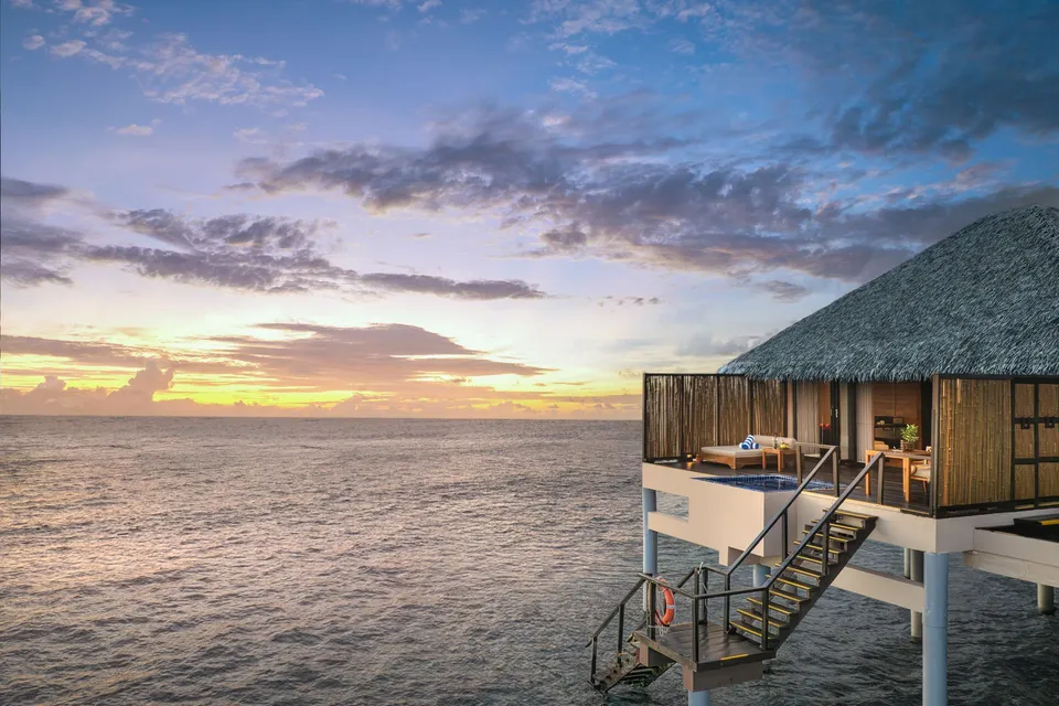 Sunrise Water Villa with Private Pool and Jacuzzi