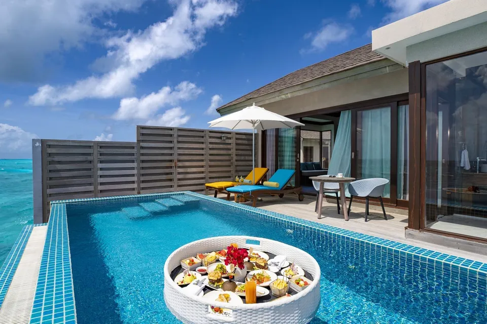 Sunset Water Villa with Pool