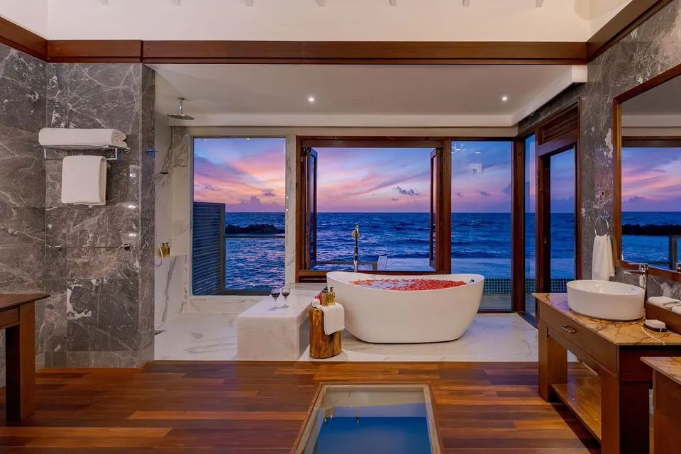 Sunset Water Villa with Pool