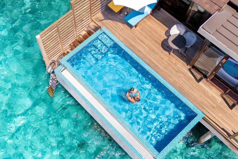 Sunset Water Villa with Pool