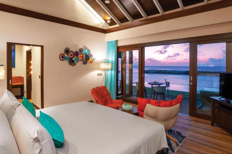 Sunset Water Villa with Pool
