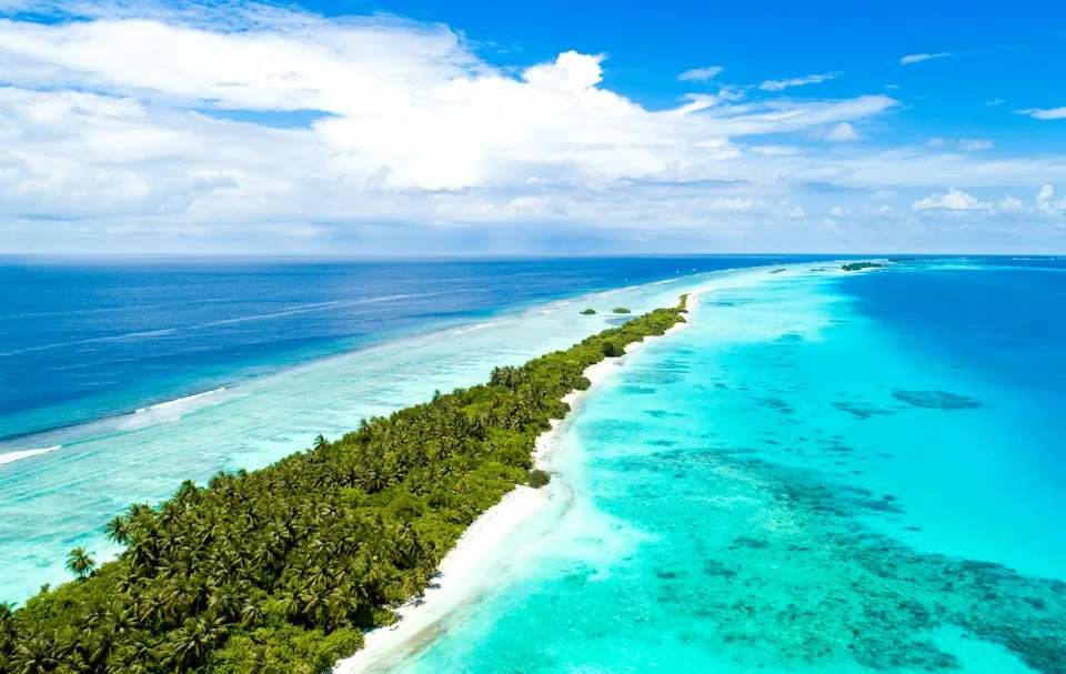 aerial photography of an island during daytime