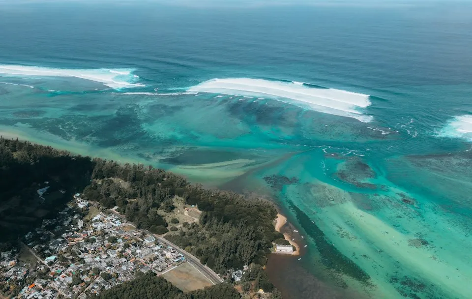 aerial view of body of water during daytime