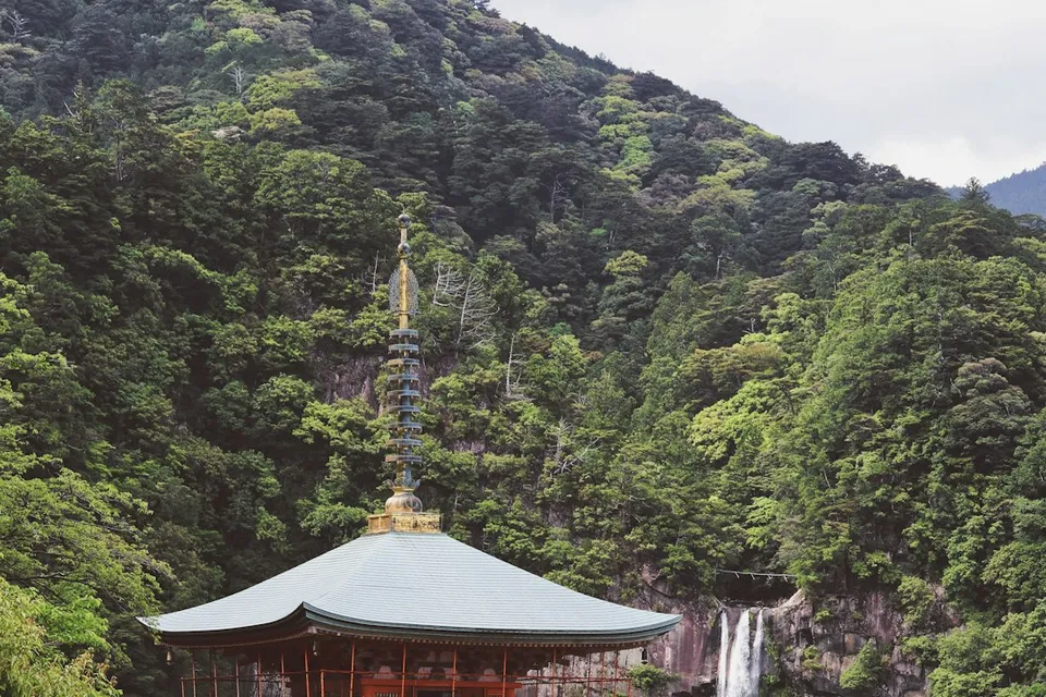 orange and gray pagoda