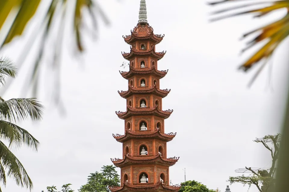 brown temple