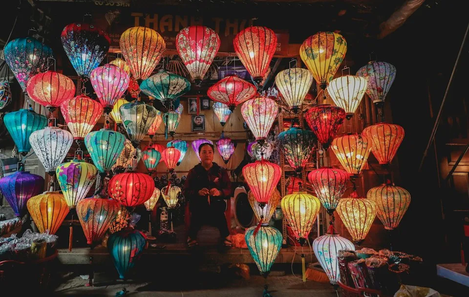 colorful Chinese lanterns