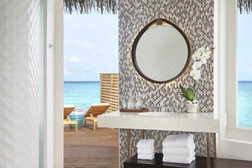 Overwater Pool Sunrise Villa