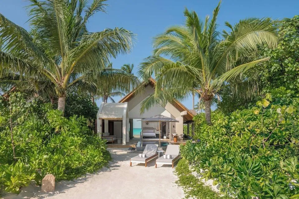 Villa, 1 King Bed with Sofa bed, Beach View