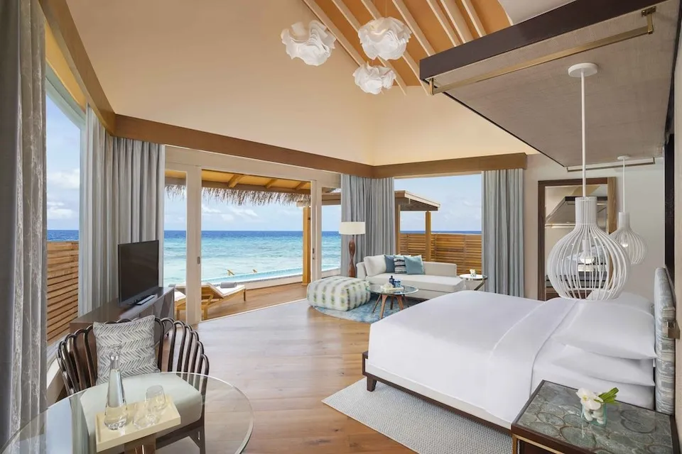 Overwater Pool Sunrise Villa