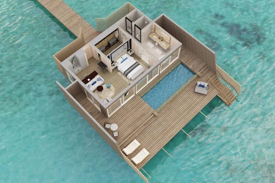 Overwater Villa with Pool