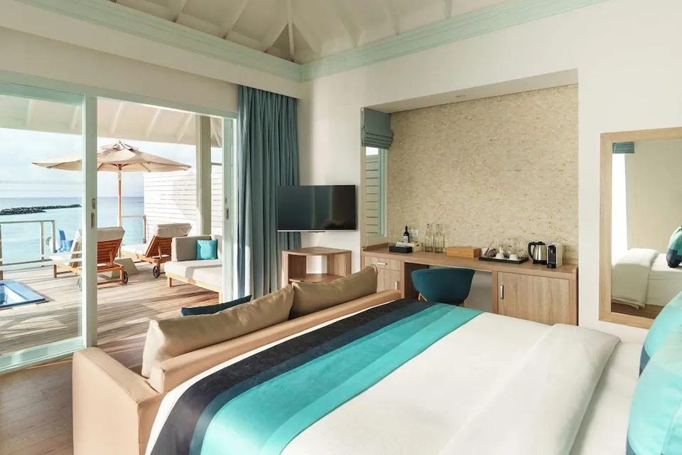 Water Villa with Pool + Slide