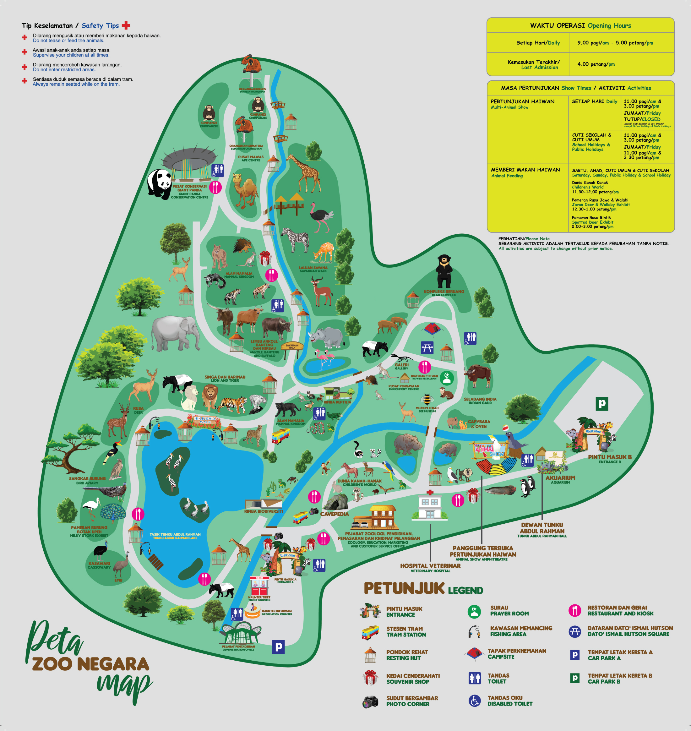 Half Day Zoo Negara With Private Transfers