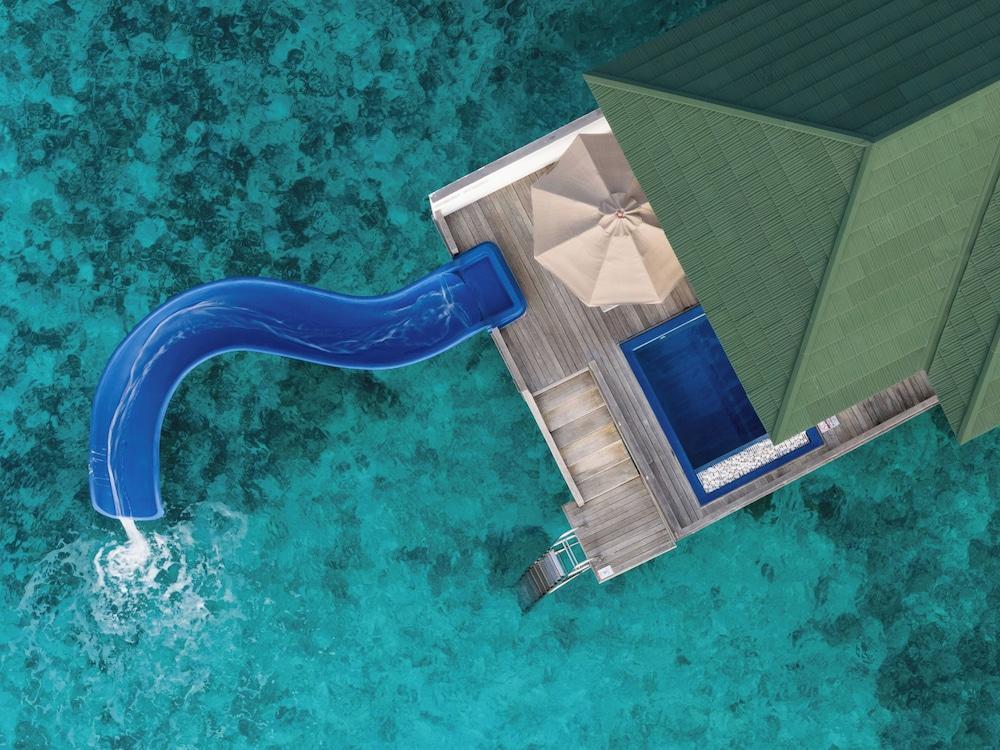Water Villa with Pool + Slide