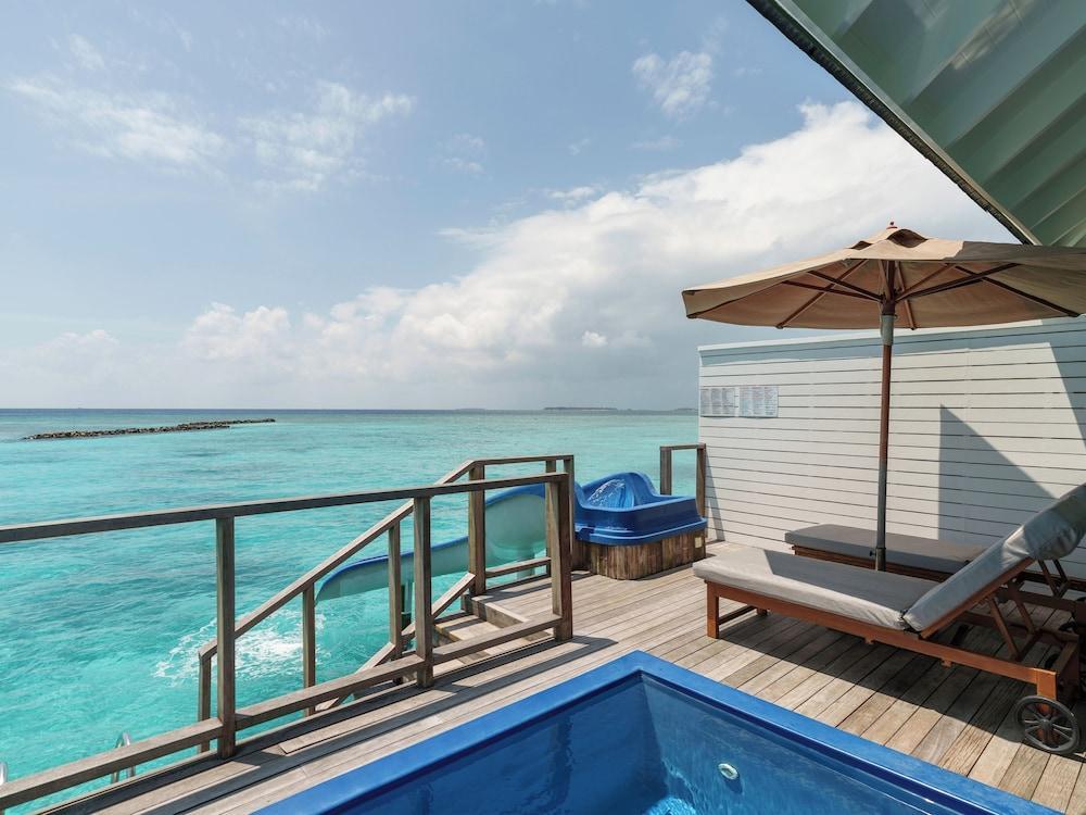 Water Villa with Pool + Slide