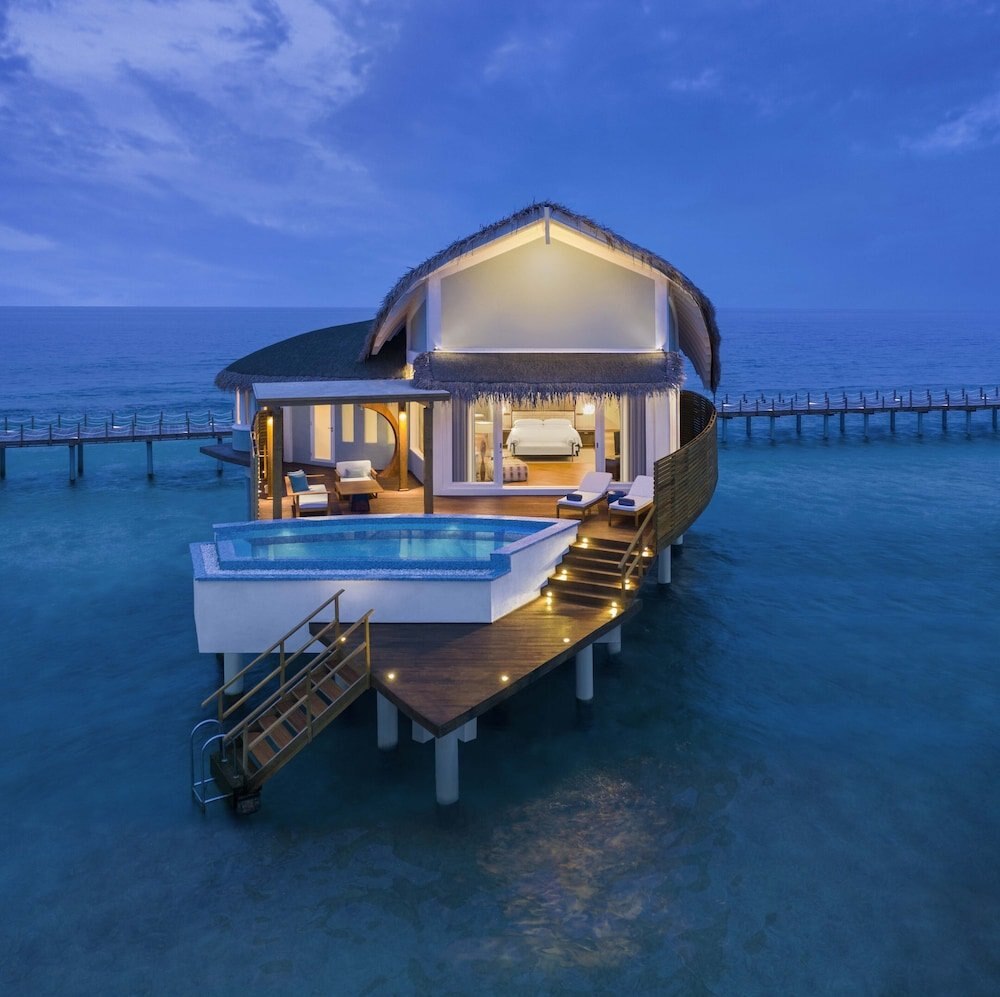 Overwater Pool Sunrise Villa