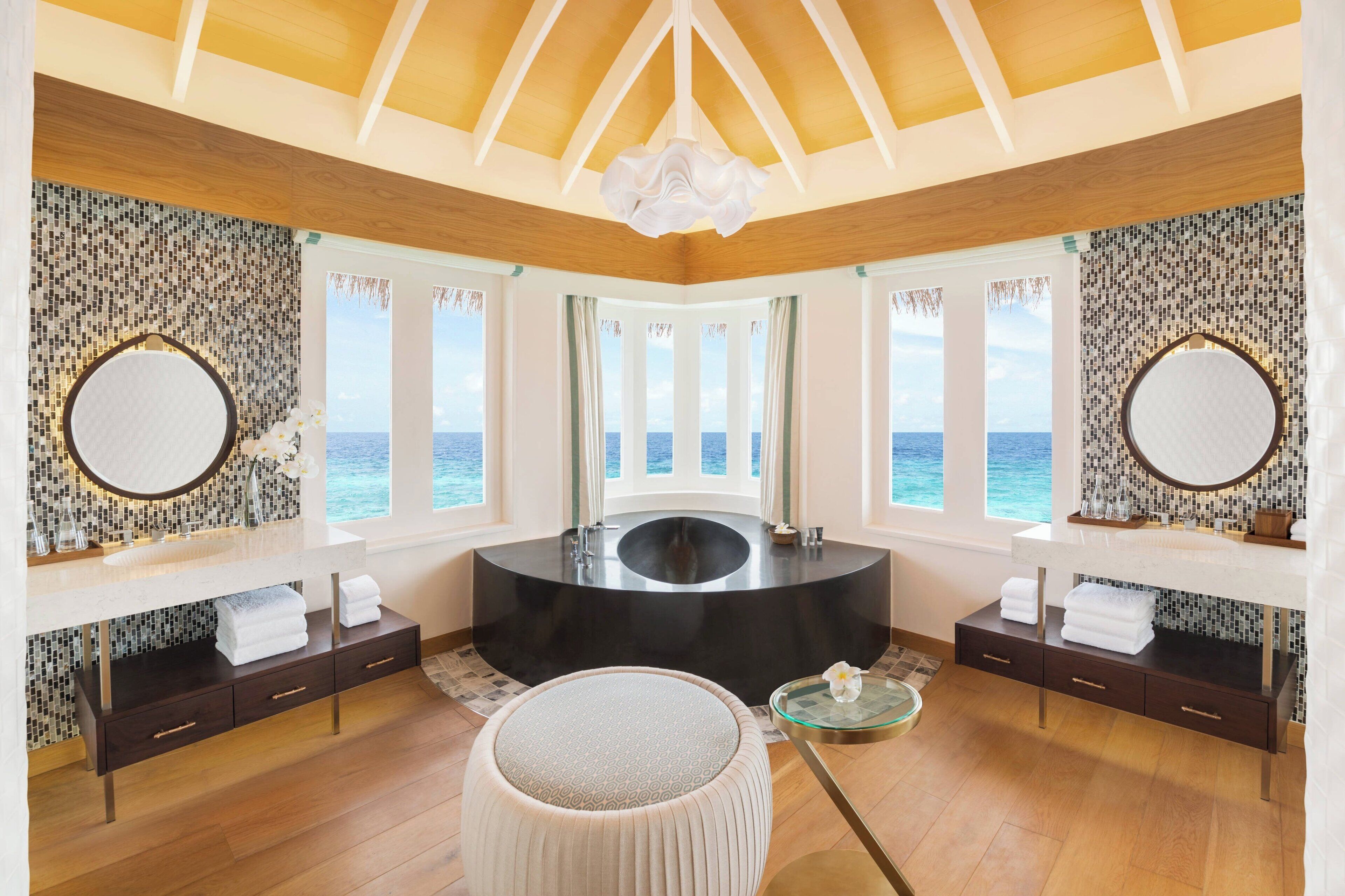 Overwater Pool Sunrise Villa